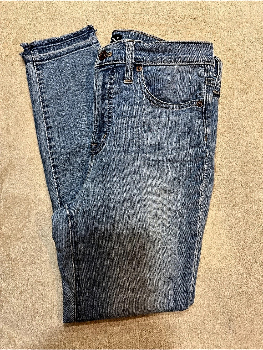 J.Crew Mercantile Straight Leg Jeans in Blue Waist 28 Like New